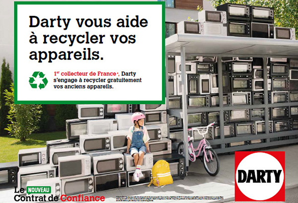 Recyclez ses appareils usagés avec Darty