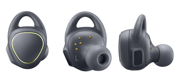 Design des écouteurs intra-auriculaires Gear IconX