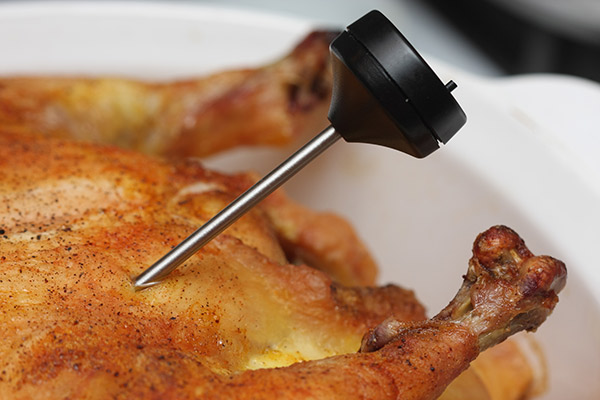 La sonde de cuisson, pour ne pas brûler sa pintade !