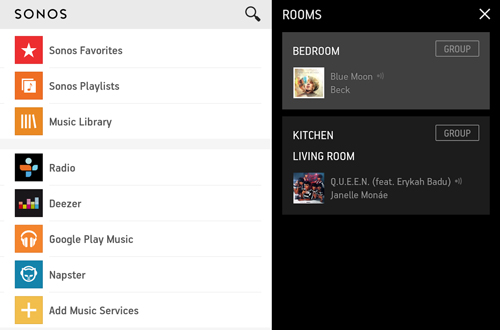Sonos : une appli pour contrôler toute sa musique