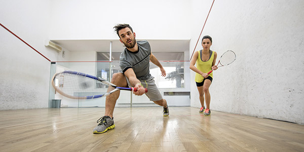 Le squash, un sport intense !