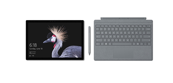 Le clavier en Alcantara de la Surface Pro 