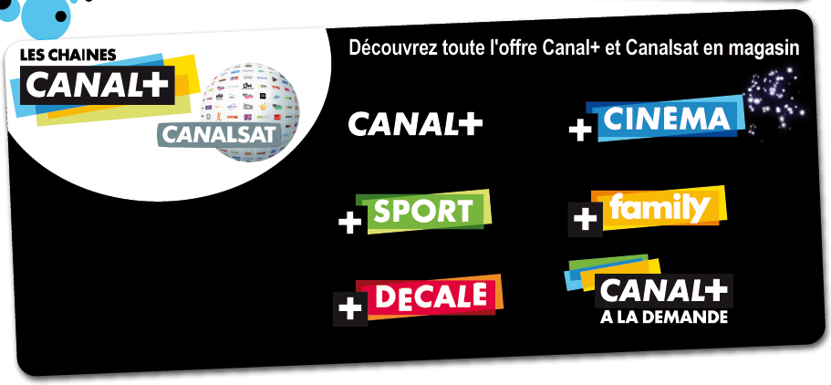 bloc Canal+ et Canalsat