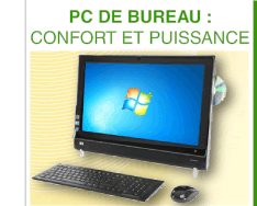 PC de bureau : confort et puissance