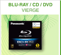 Blu-ray / CD / DVD Vierge
