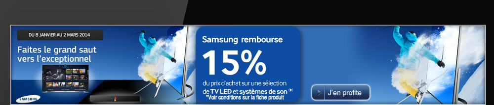 Dcouvrez les offres de remboursement SAMSUNG