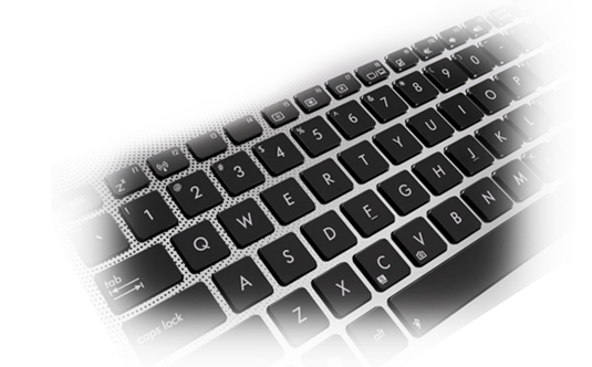clavier rtro clair