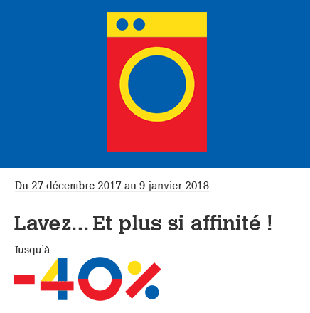 Lavage & Linge - jusqu'à -40%