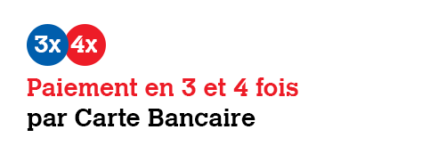 Paiement en 3/4 fois CB