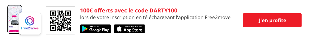 100� offerts avec le code DARTY100 lors de votre inscription en t�l�chargeant l'application 