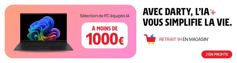 Slection de PC quips IA  moins de 100