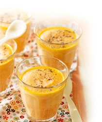Recette - Flan de carottes au cumin