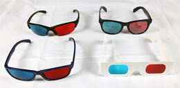 Exemple lunettes anaglyphes