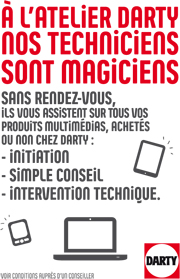 Des techniciens pour vous aider en magasin