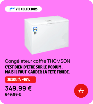 Conglateur Coffre Thomson  349,99 au lieu de 649,99