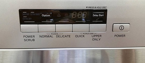 Bandeau de commande de lave vaisselle