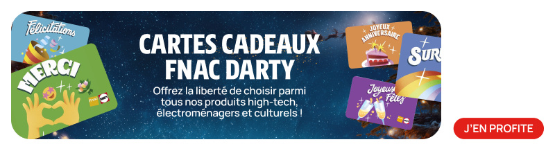 Cartes cadeaux Fnac Darty