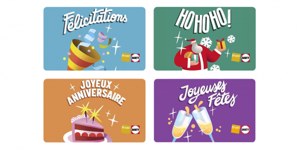 Toutes nos cartes cadeaux Fnac Darty